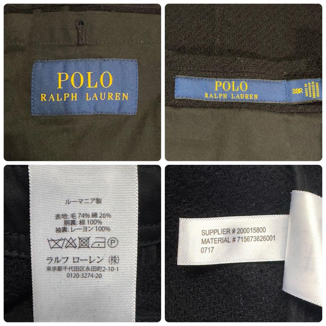 3274【現行・美品】ラルフローレン ウール サファリジャケット カバーオール