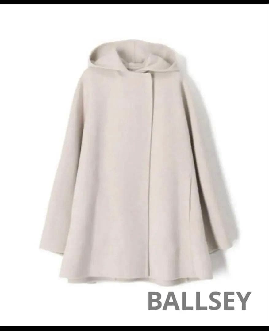 最終値下げ●新品BALLSEY プレミアムウールリバー フーデッドショートコート