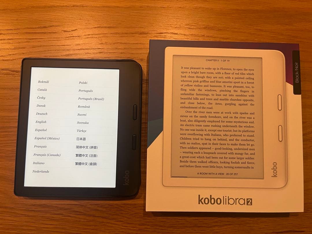 【美品】Kobo Libra 2 電子書籍リーダー 本体　標準カバー付き