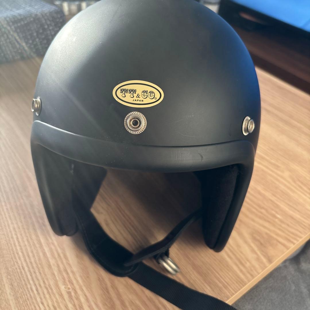 TT&CC 500tx ジェットヘルメット マットブラック