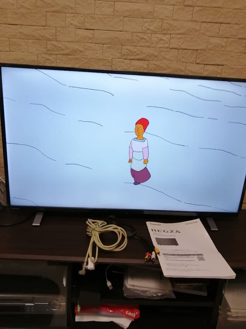 東芝REGZA40インチ液晶テレビ40V34画面キレイ2023年8月購入
