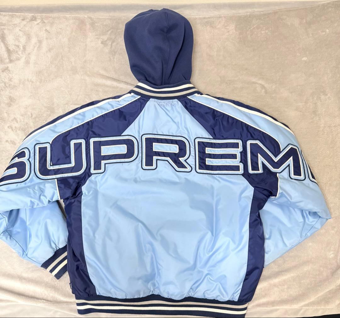 iiillivig  Supreme フード付きスタジアムジャケット　M