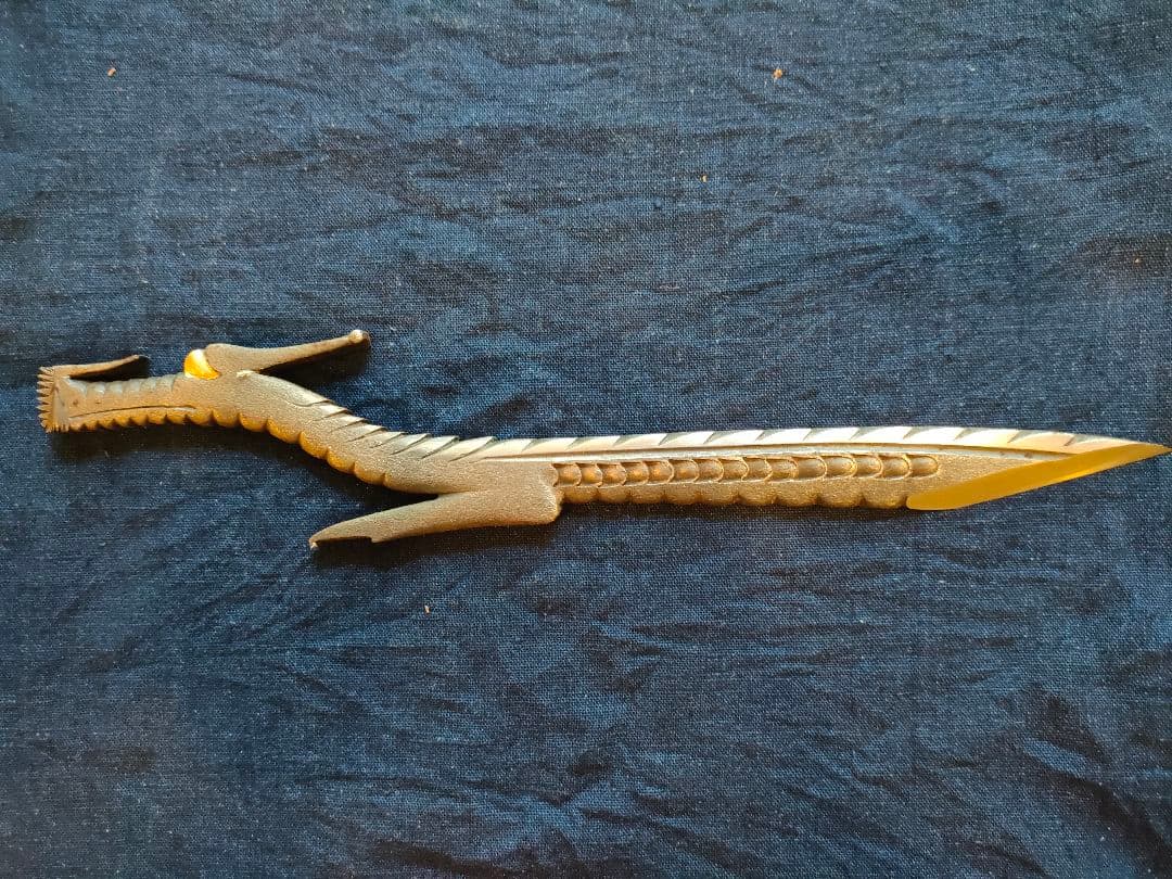 ナイフ　龍　2本セット　藤原良明作