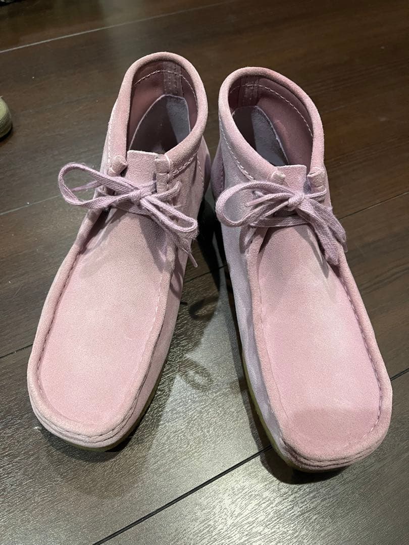 クラークス　ワラビー　ピンク　26.5 美品