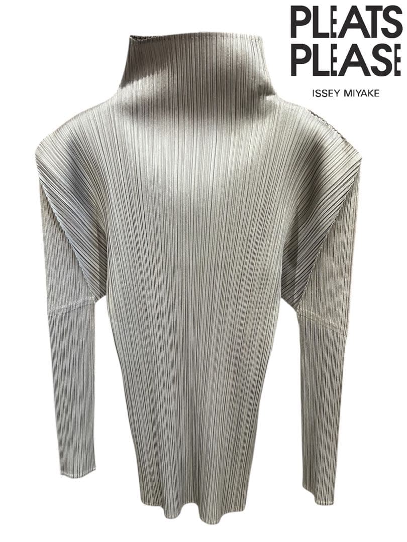 PLEATS PLEATS ハイネック カットソー トップス プリーツプリーツ