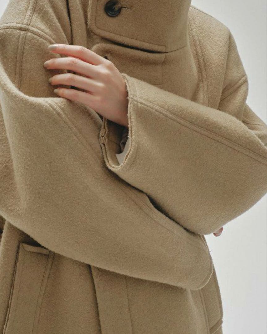 ジャケット・アウター TODAYFUL standcollar wool coat 38