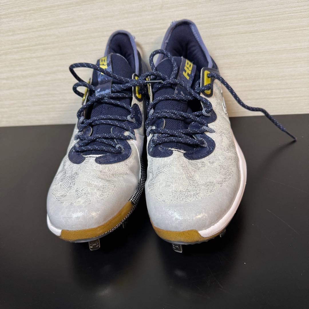 アンダーアーマー Harper 8 Cleats 野球 スパイク 金具 ネイビー