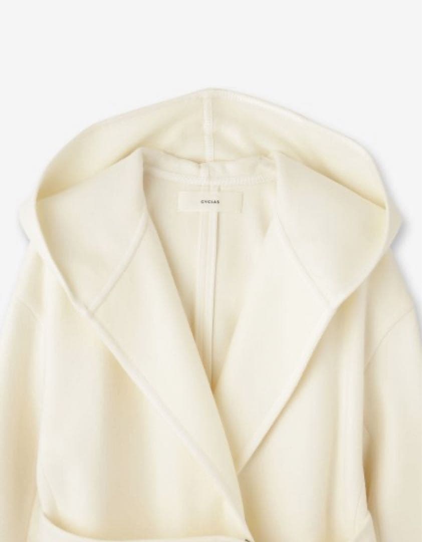 CYCLAS新作新品ウールダブルフェイス フードショートコート