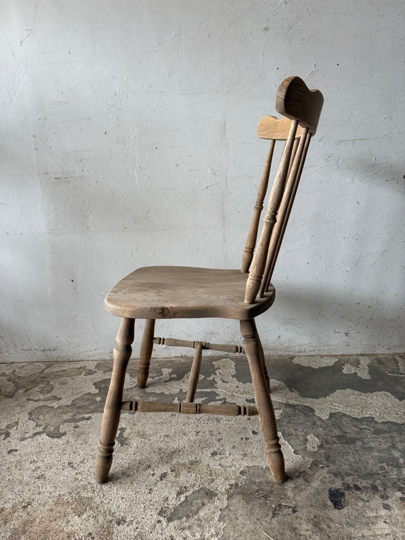 アルパカビンテージ　ダイニングチェア　カフェチェア　剥離加工　no4