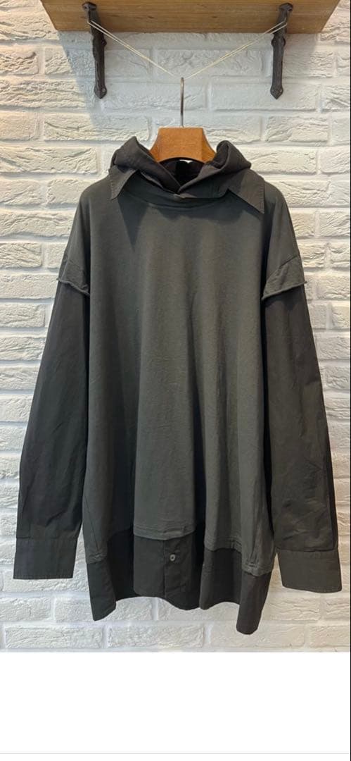 mm6 レイヤードロングTシャツ