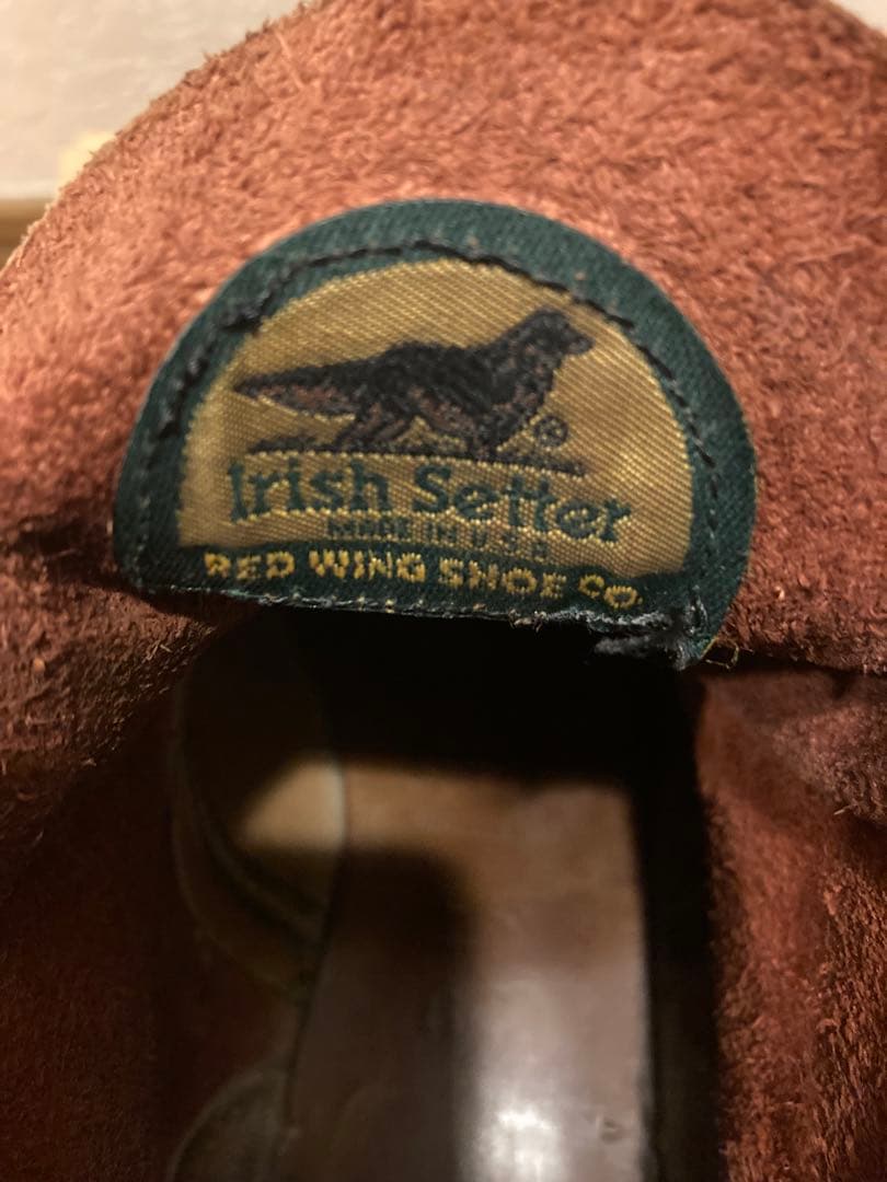 91年 ベロ裏 半円犬タグ US8E レッドウィング アイリッシュセッター