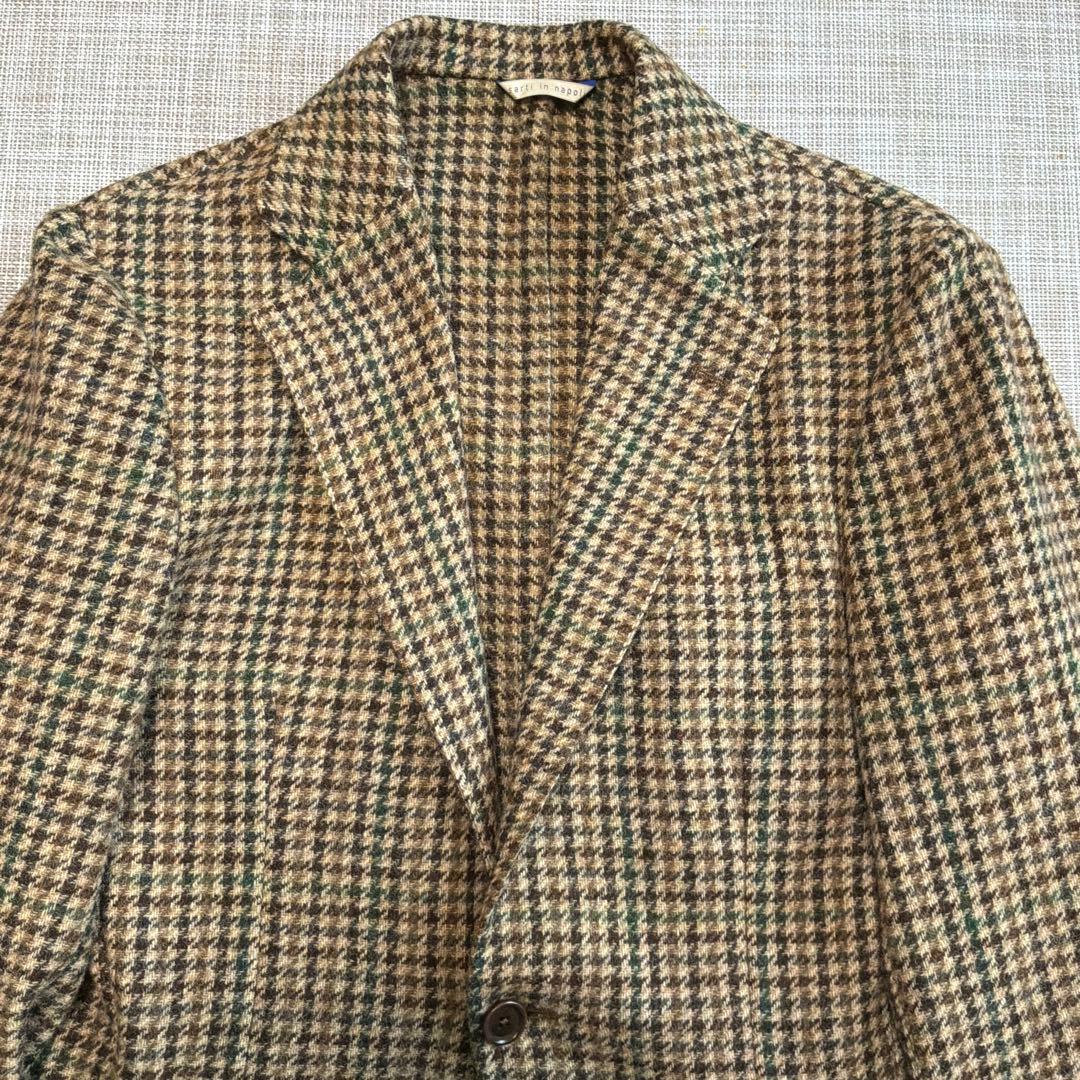 De Petrillo チェック柄 テーラードジャケット　44