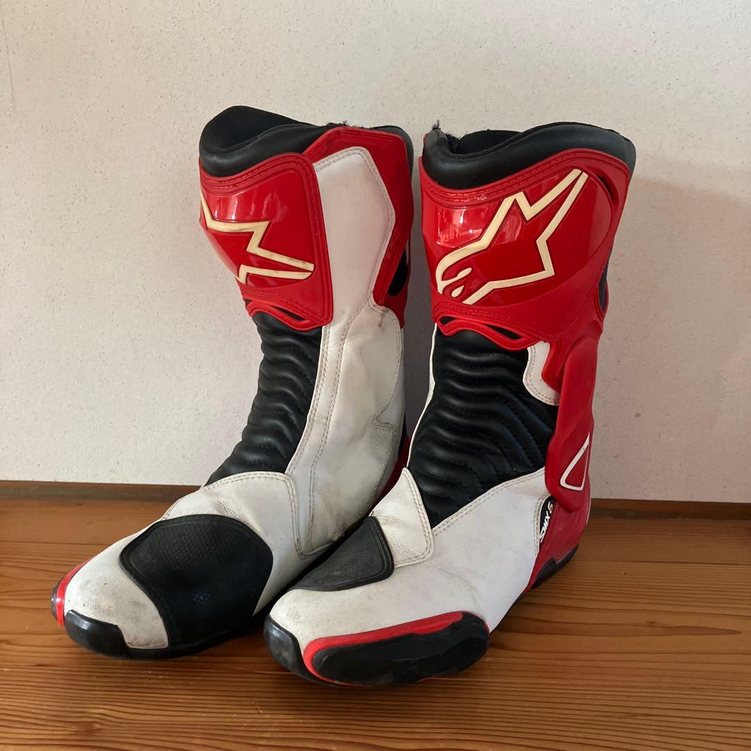 Alpinestars バイクブーツ 26.5cm 赤白黒