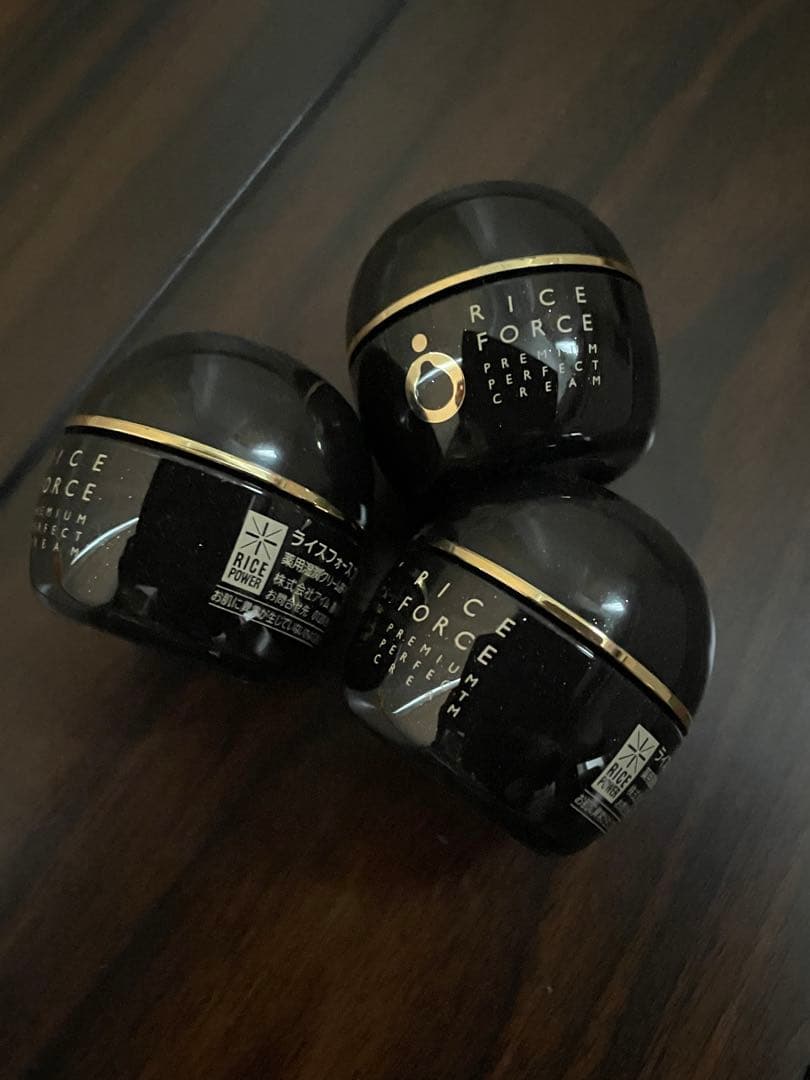 【新品】RICE FORCE プレミアムパーフェクトクリーム 15g✖️3個セット