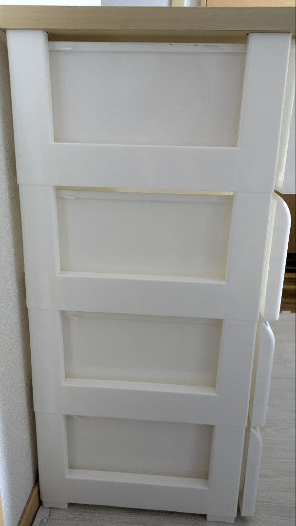 除菌済！送料込美品！ディズニーミッキーマウス　 ４段衣類収納ケース