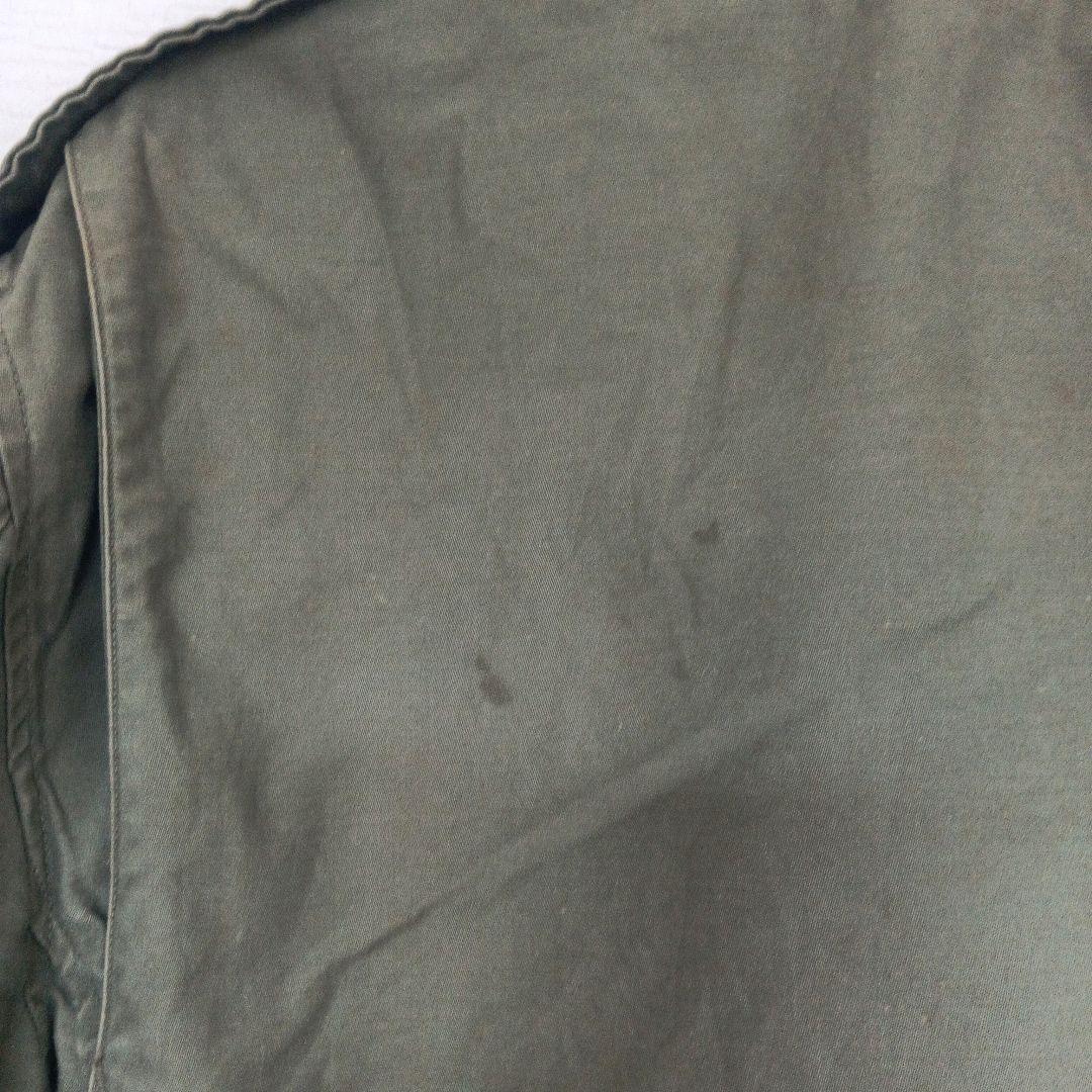 【USA-vintage】m-65 アルミジップ2nd gray-liner