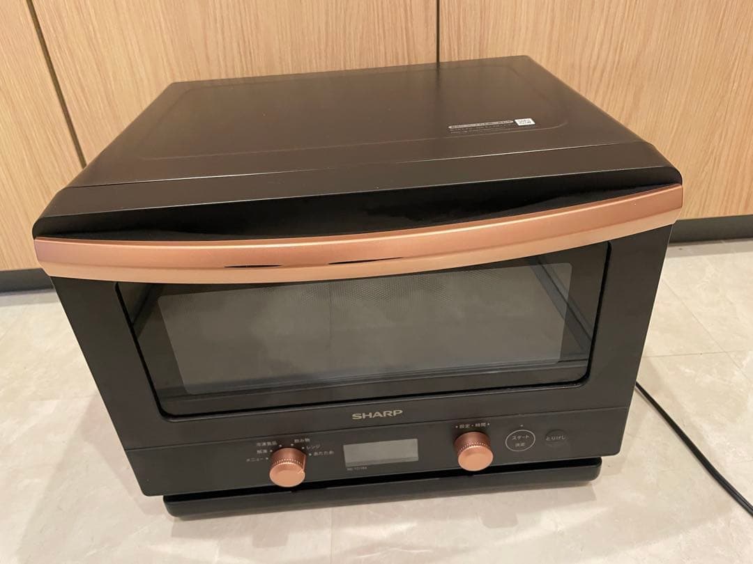 SHARP RE-TD184 ブラック 単機能電子レンジ 18L 2024年袋