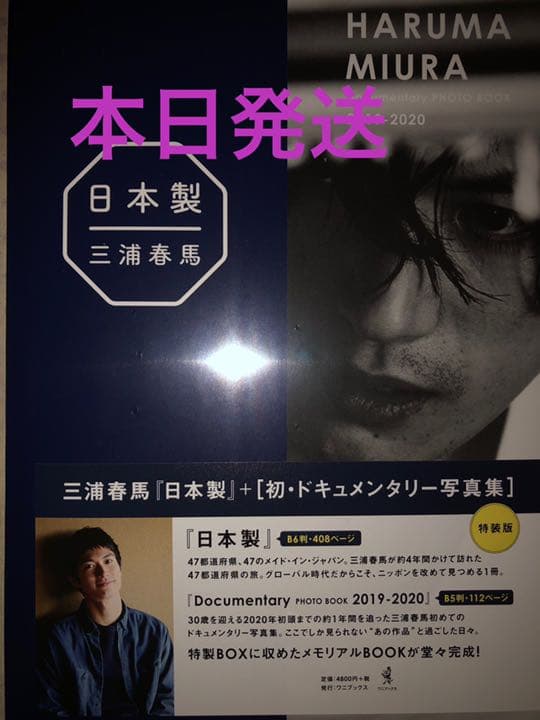 三浦春馬 日本製 写真集 特装版