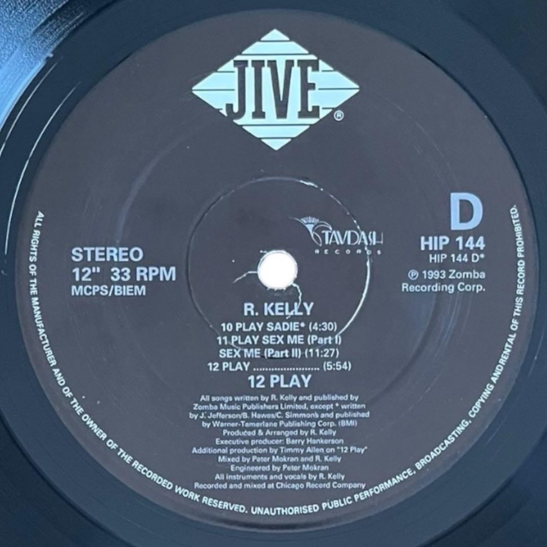 【12”】 R. Kelly / 12 Play USオリジナル盤
