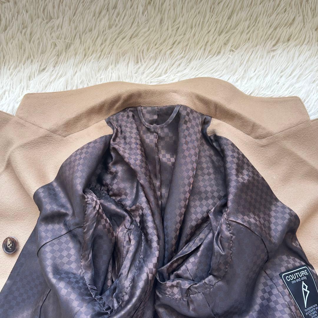 美品✨Moncada カシミヤ100%チェスターコート　ダブル　ロング　キャメル