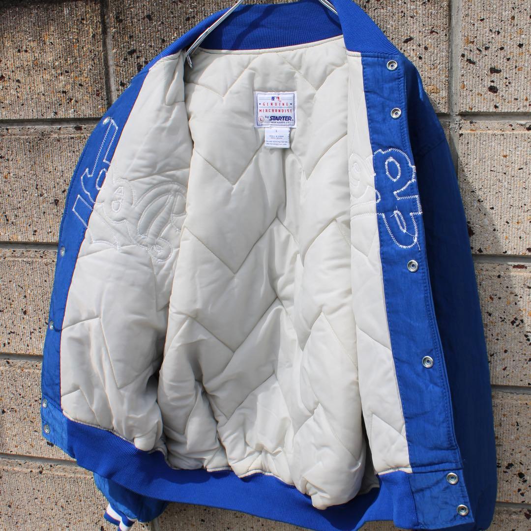 USA製 90s スターター ロサンゼルス ドジャース 良質生地 古着スタジャン