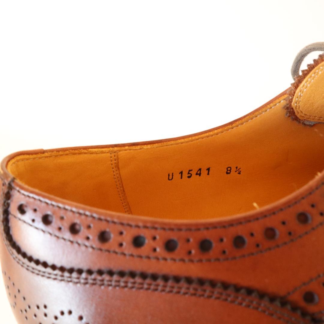 未使用ユニオンインペリアルベガノカーフ　ストレートチップ　8.5 26.5cm