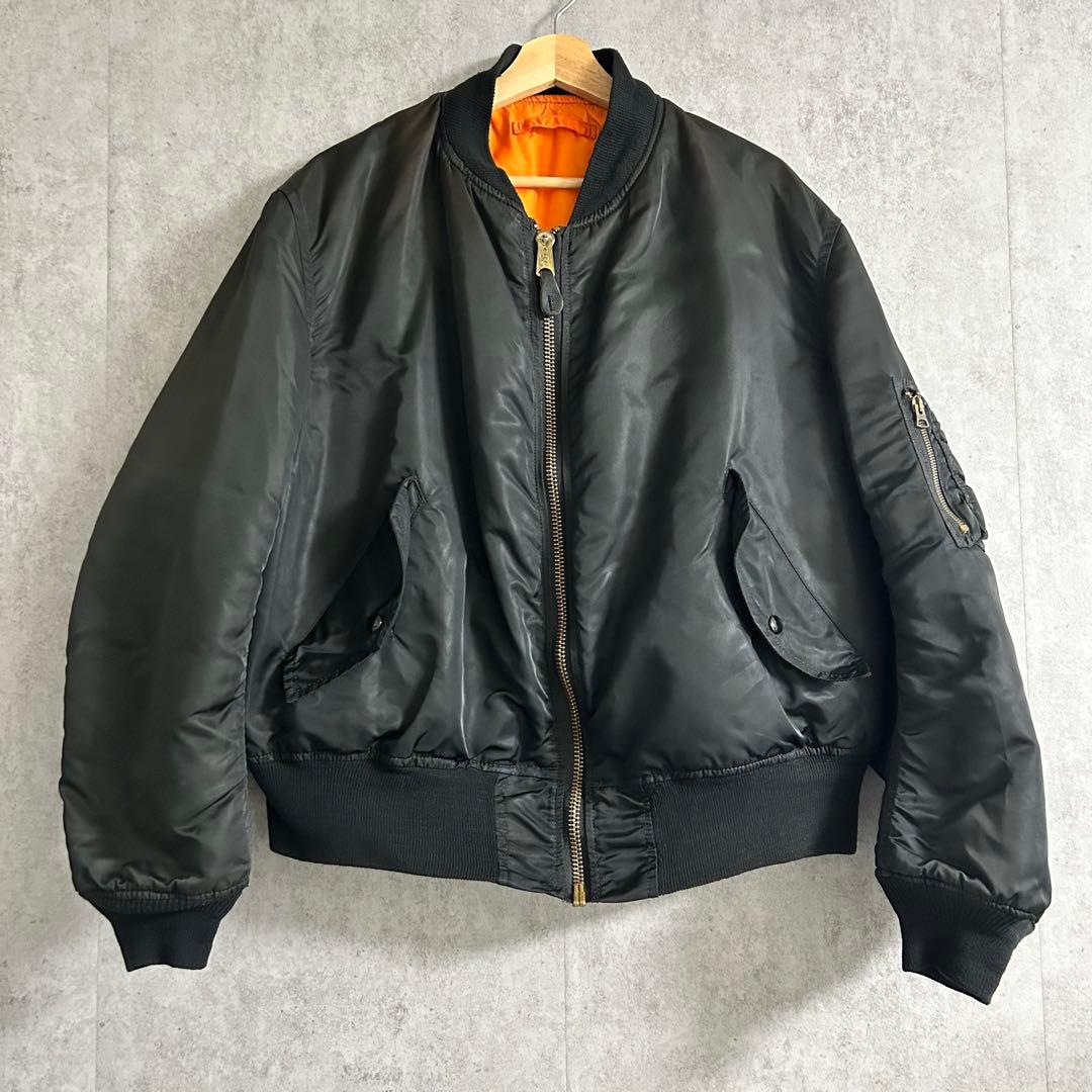 90s usa製　ALPHA MA1 ブラック　XL