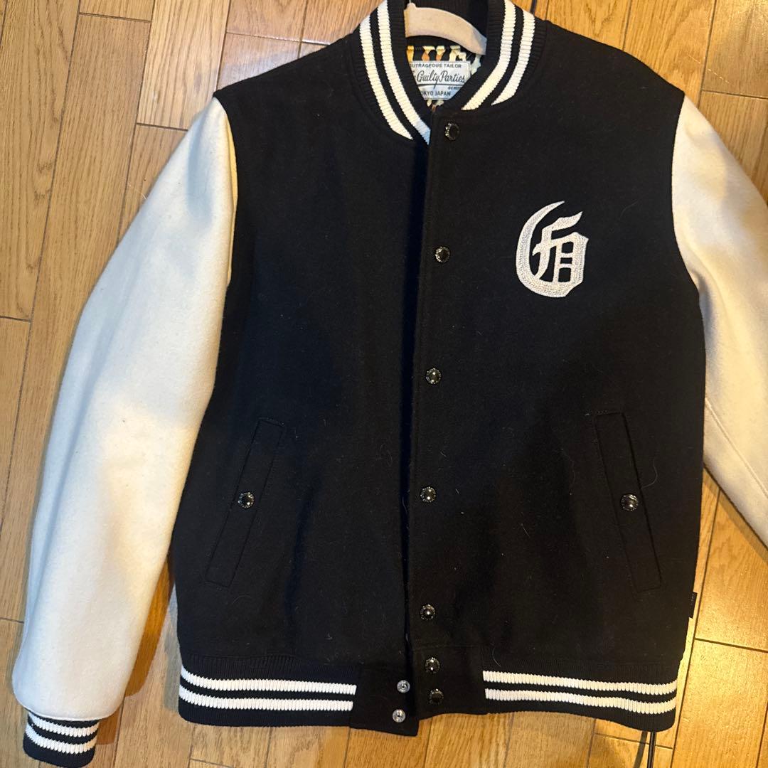 The Guilty Parties ワコマリア スタジャン 黒/白