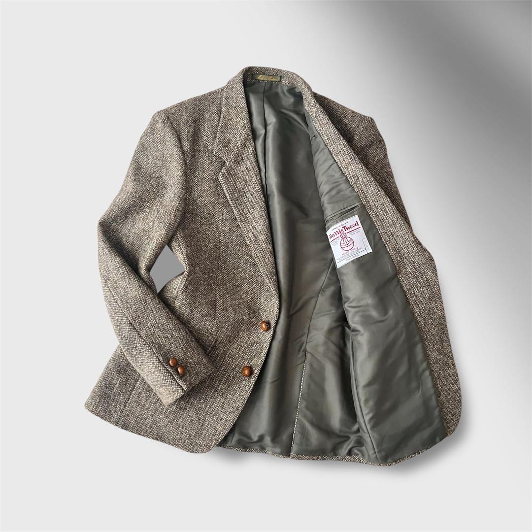 vintage 英国製 Dunn&Co テーラードジャケット ブラウン 古着