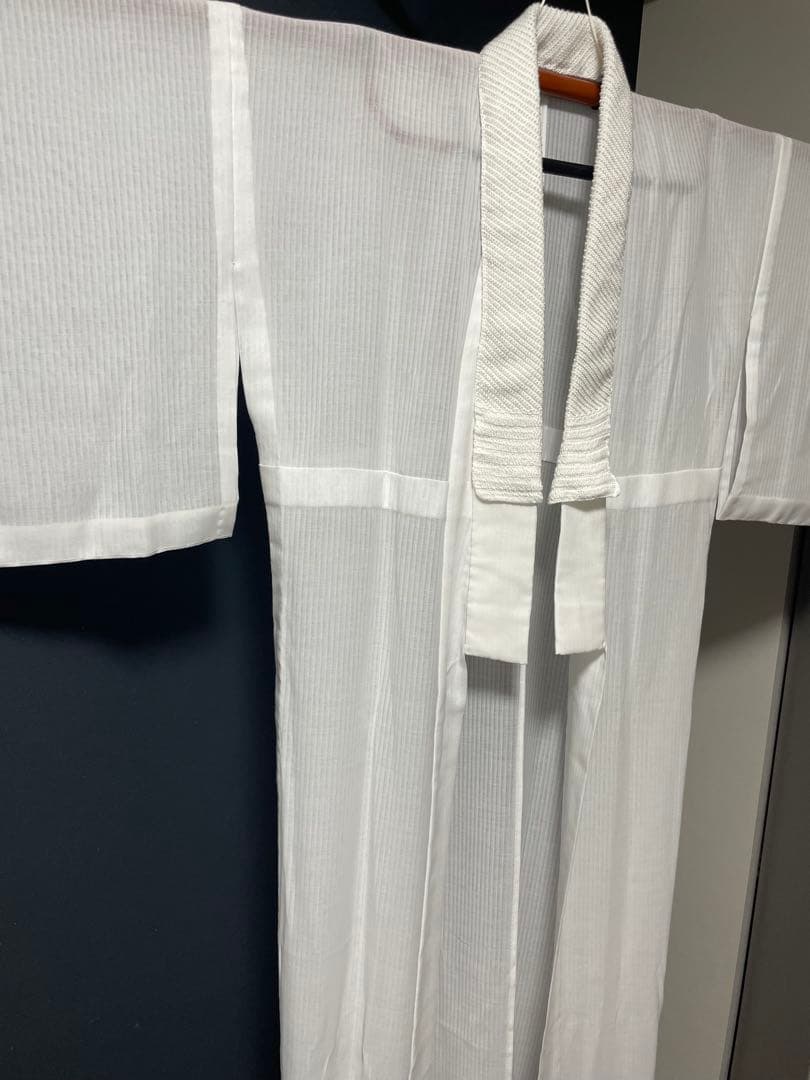 爽竹長襦袢　ビーズ半襟付き