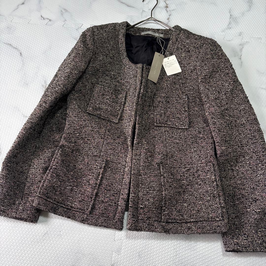 ✨未使用✨theory luxeセオリーリュクスJIHAN ノーカラージャケット