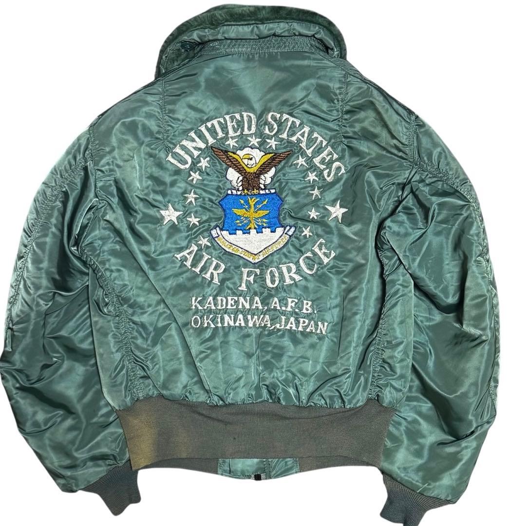 ALPHA 50s復刻 USA製 B-15D フライトジャケット セージグリーン
