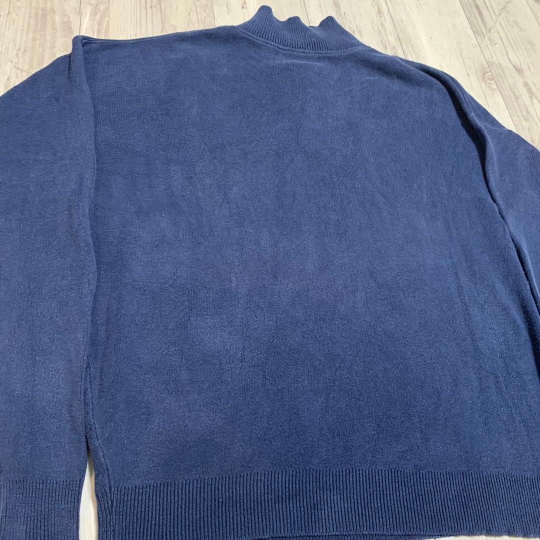 80s L.L.Bean USA製 エルエルビーン ニットポロシャツ 長袖