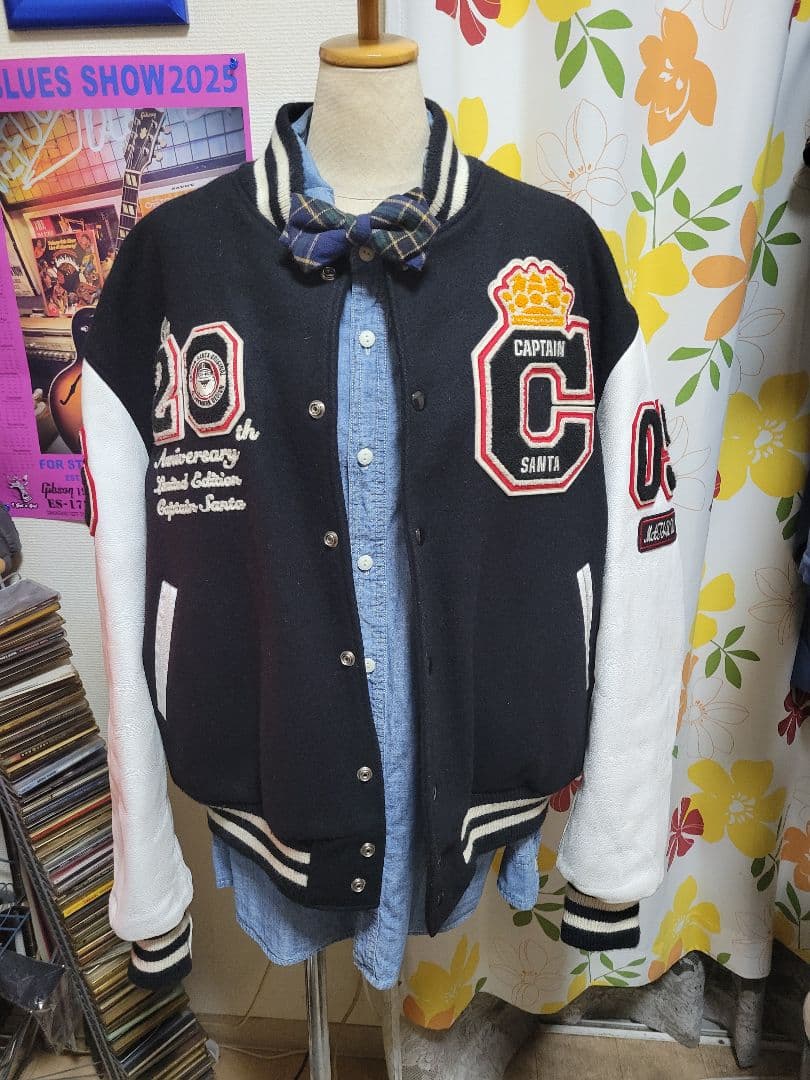 あいいろ♦CAPTAIN SANTA 20周年記念スタジャン♦XL