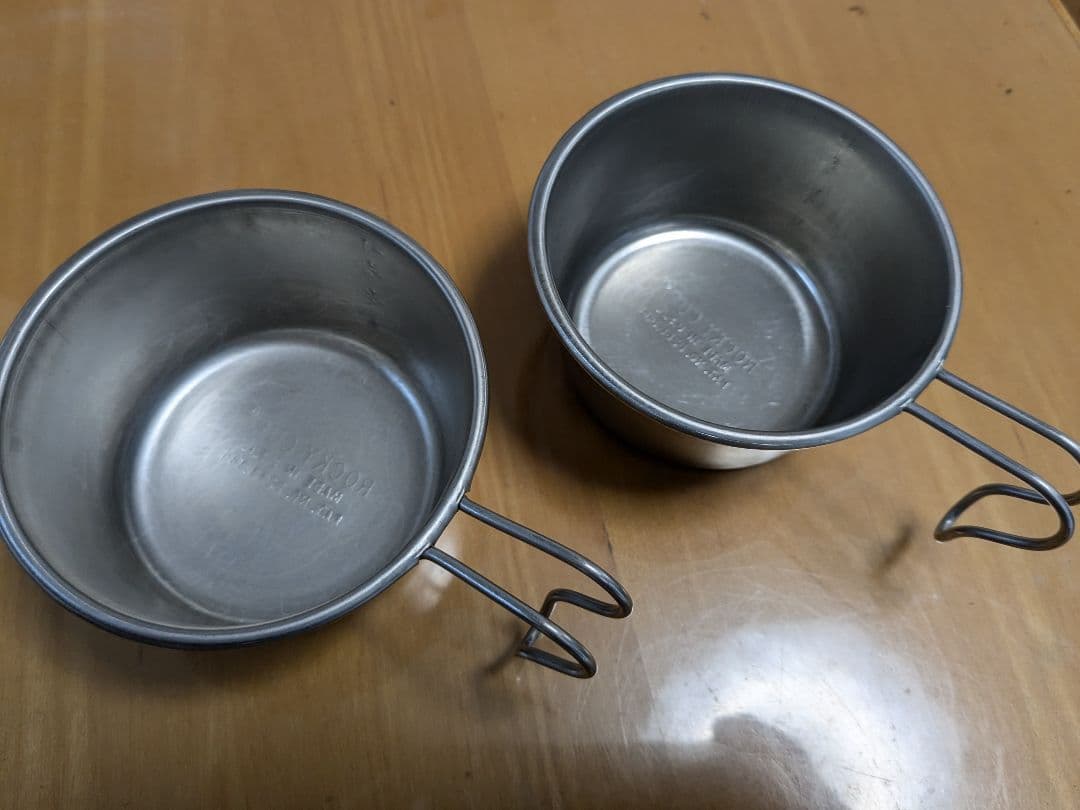 【希少品】ロッキーカップ　R刻印　2個セット　ROCKY CUP　ハーフパイント