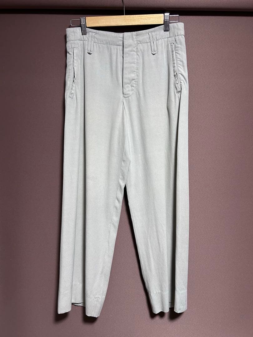00s Giorgio Armani シルク100％ ワイドトラウザー