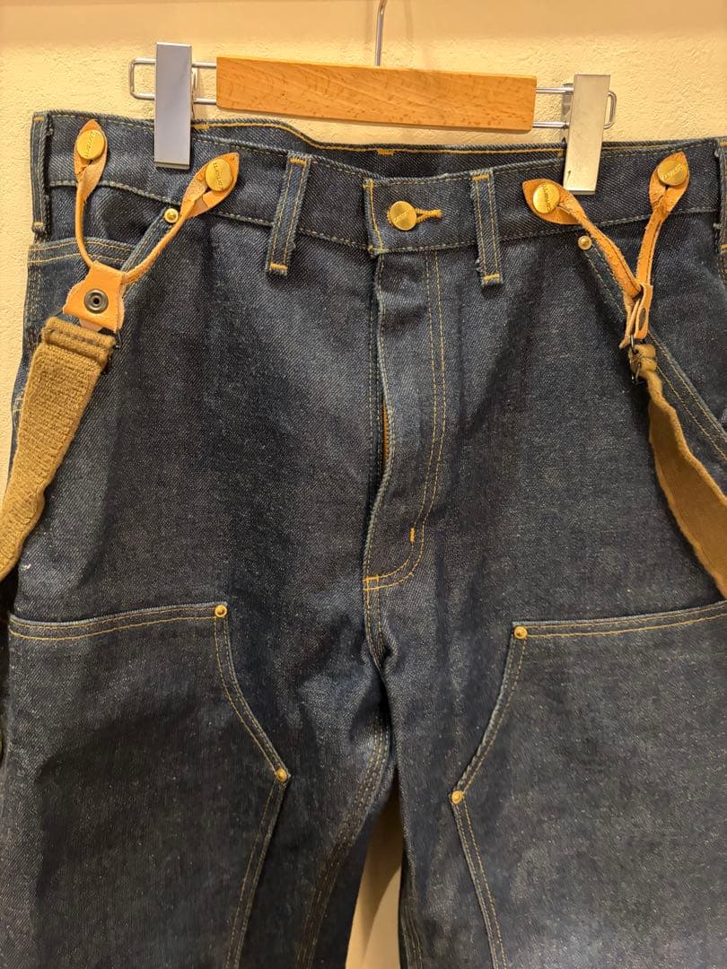 Carhartt サスペンダー付きダブルニーワークパンツ