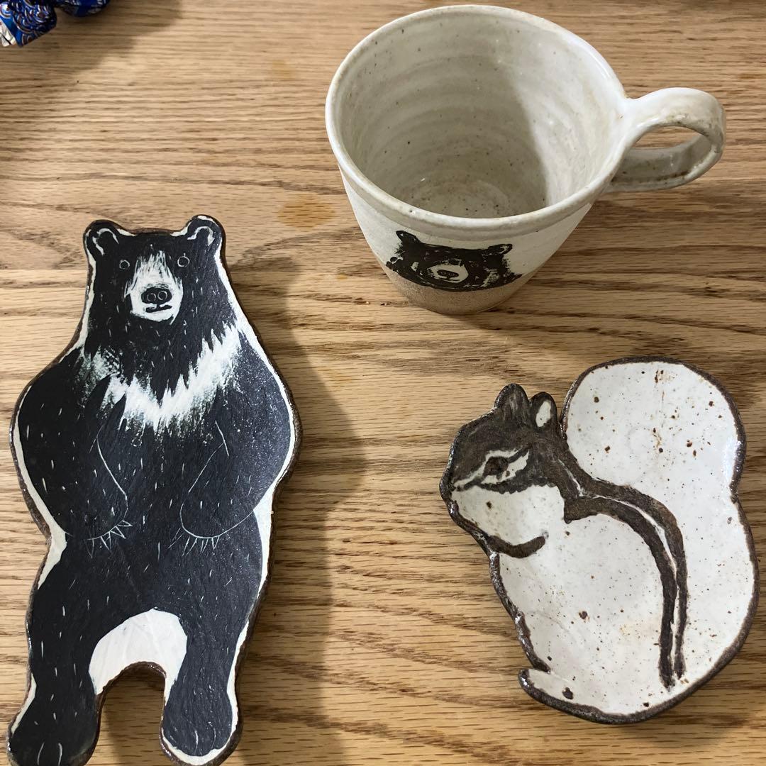 【4/29専用です】矢板緑　お皿　コップ　セット売り