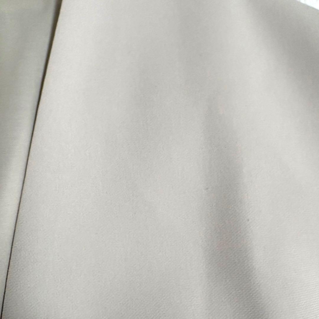 23区 トリアセダブルジョーゼット ノーカラージャケット 40 L ベージュ