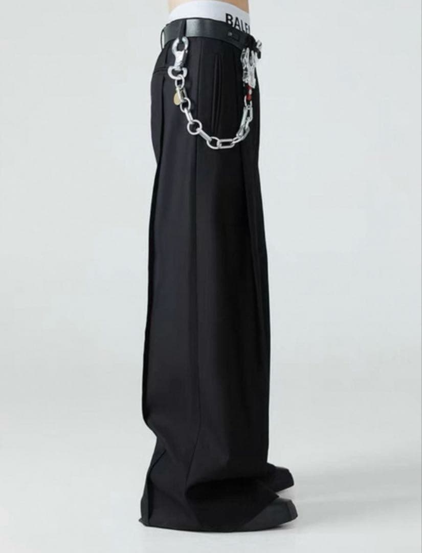 未使用品　FRKM SCD ワイドパンツ イージーパンツ スラックス　バギー　M