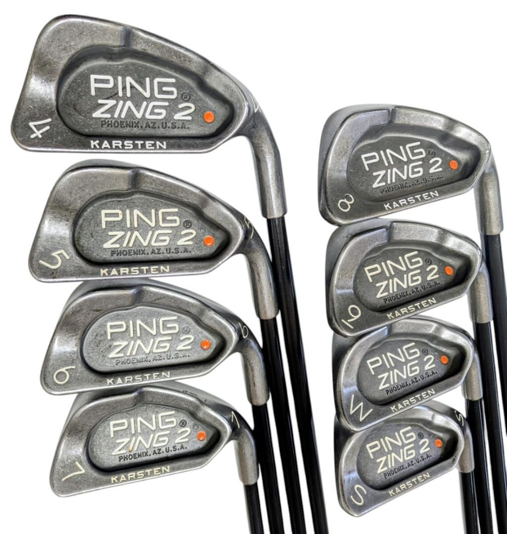 ピン PING ZING2 オレンジドット アイアン 4-9 W.S 8本