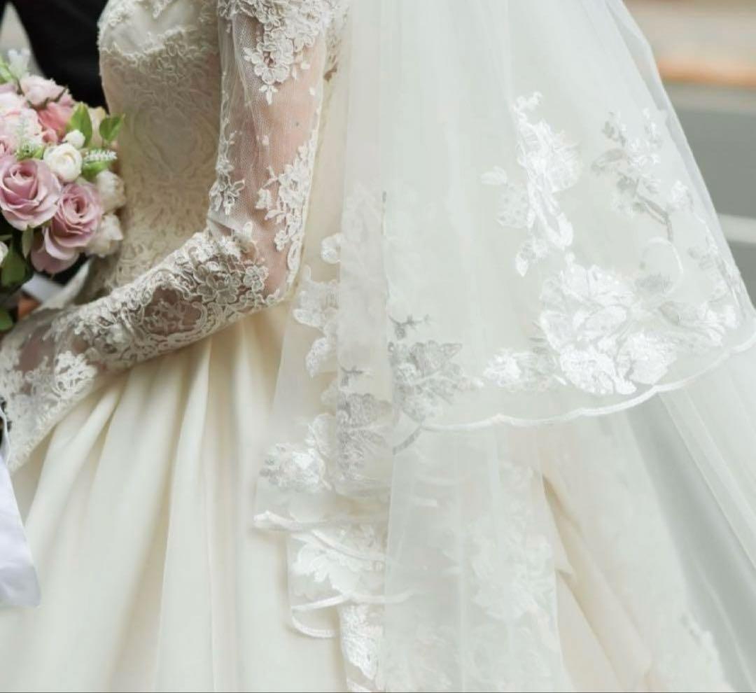 ウェディング　ベール ベールダウン可能 花嫁