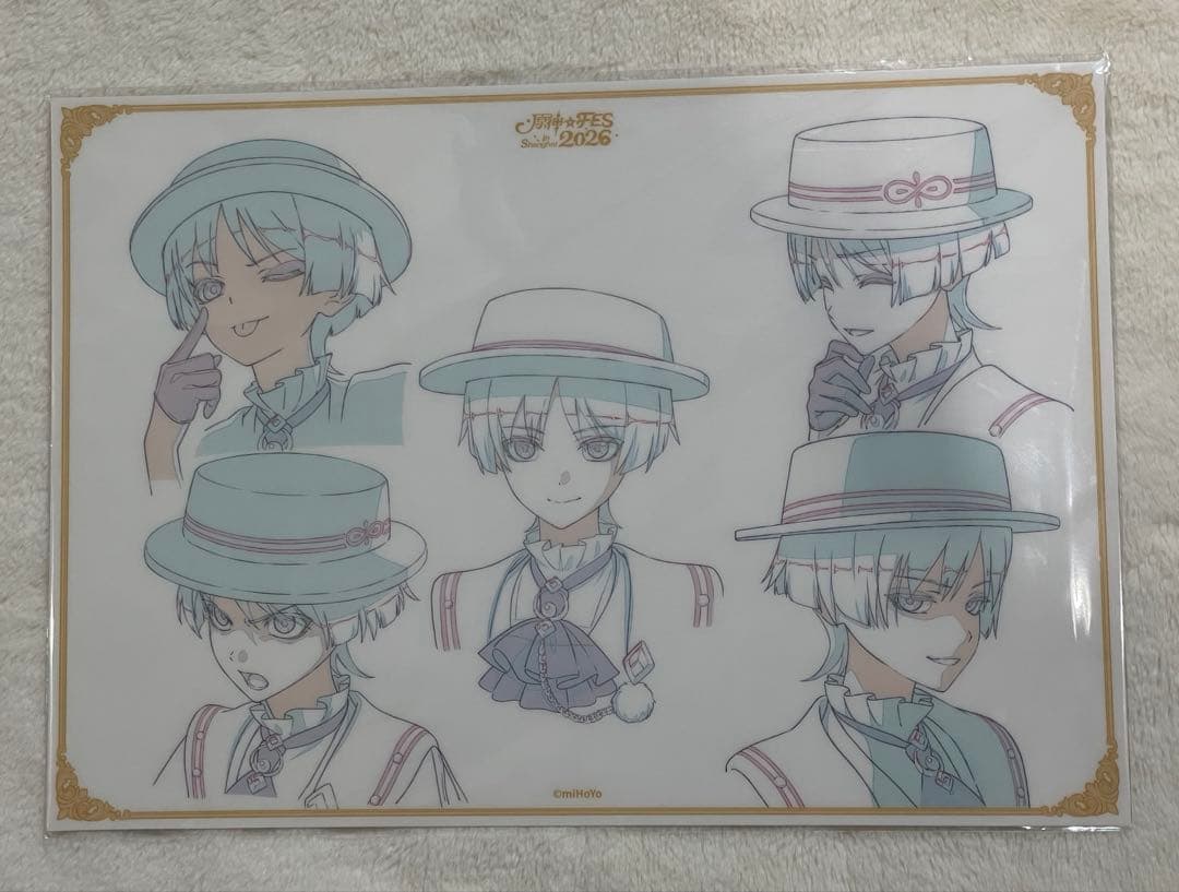 原神fes 2026 vip特典　原画　PVC マット　ポスター　放浪者