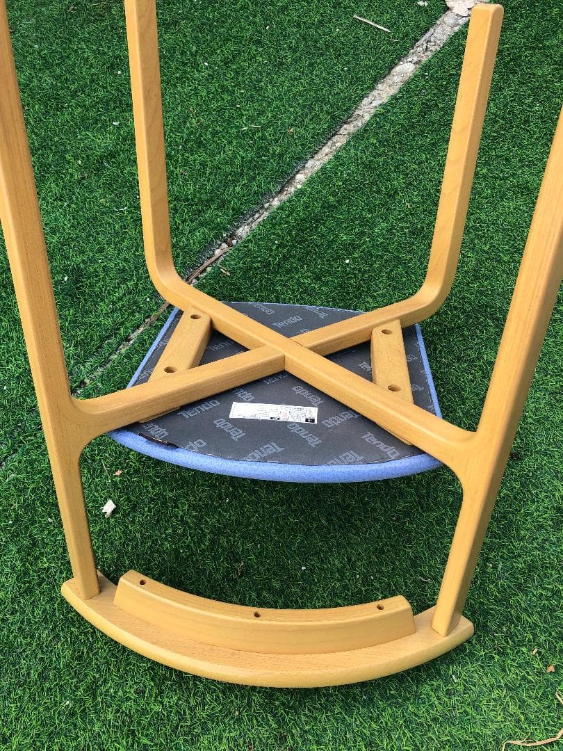 ●天童木工 椅子 イス 4脚 セット T-5348WB-ST型 天然木製フレーム