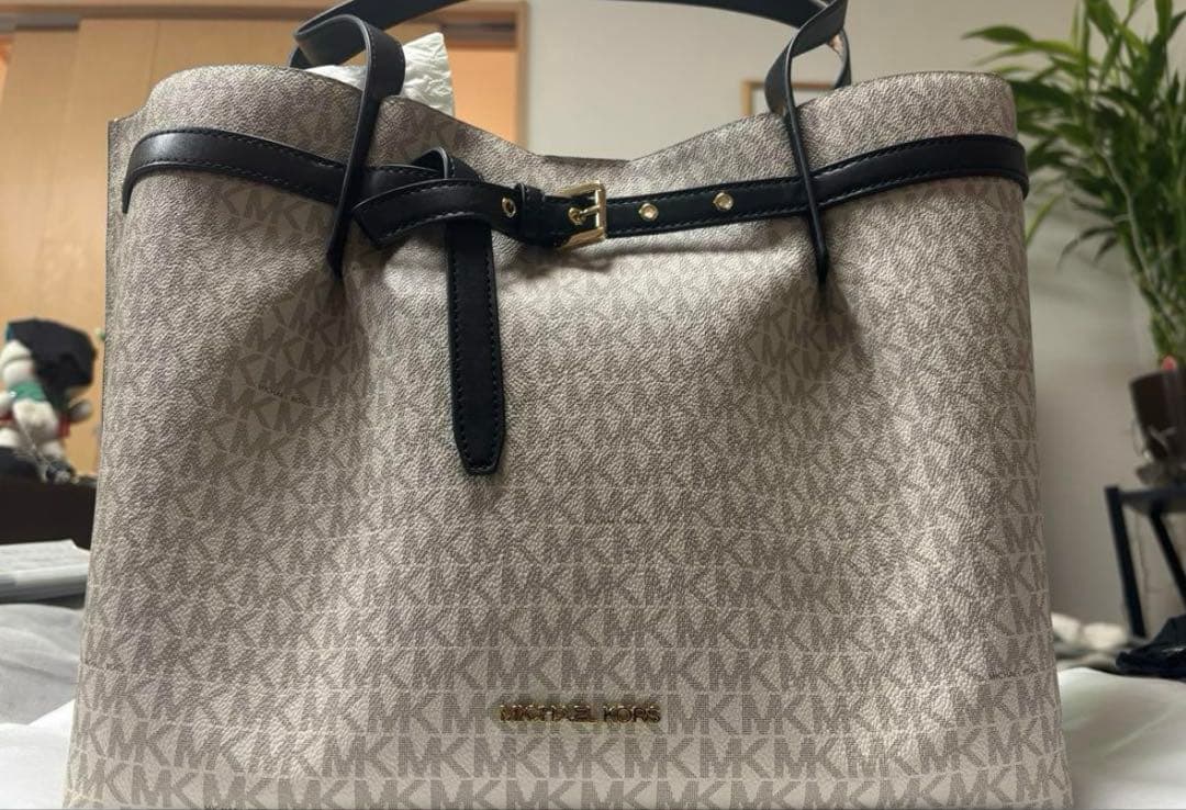 Michael Kors ビジネスバッグ ベージュ/ブラック