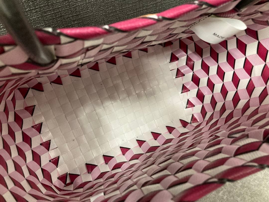 MARNI マルニ マーケット フラワーカフェ PVC ハンドバッグ トート