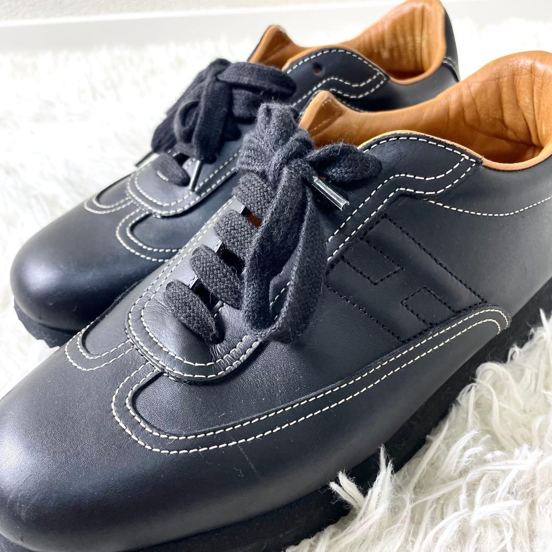 エルメス　HERMES スニーカー　レディース　ブラック　黒　23cm 36