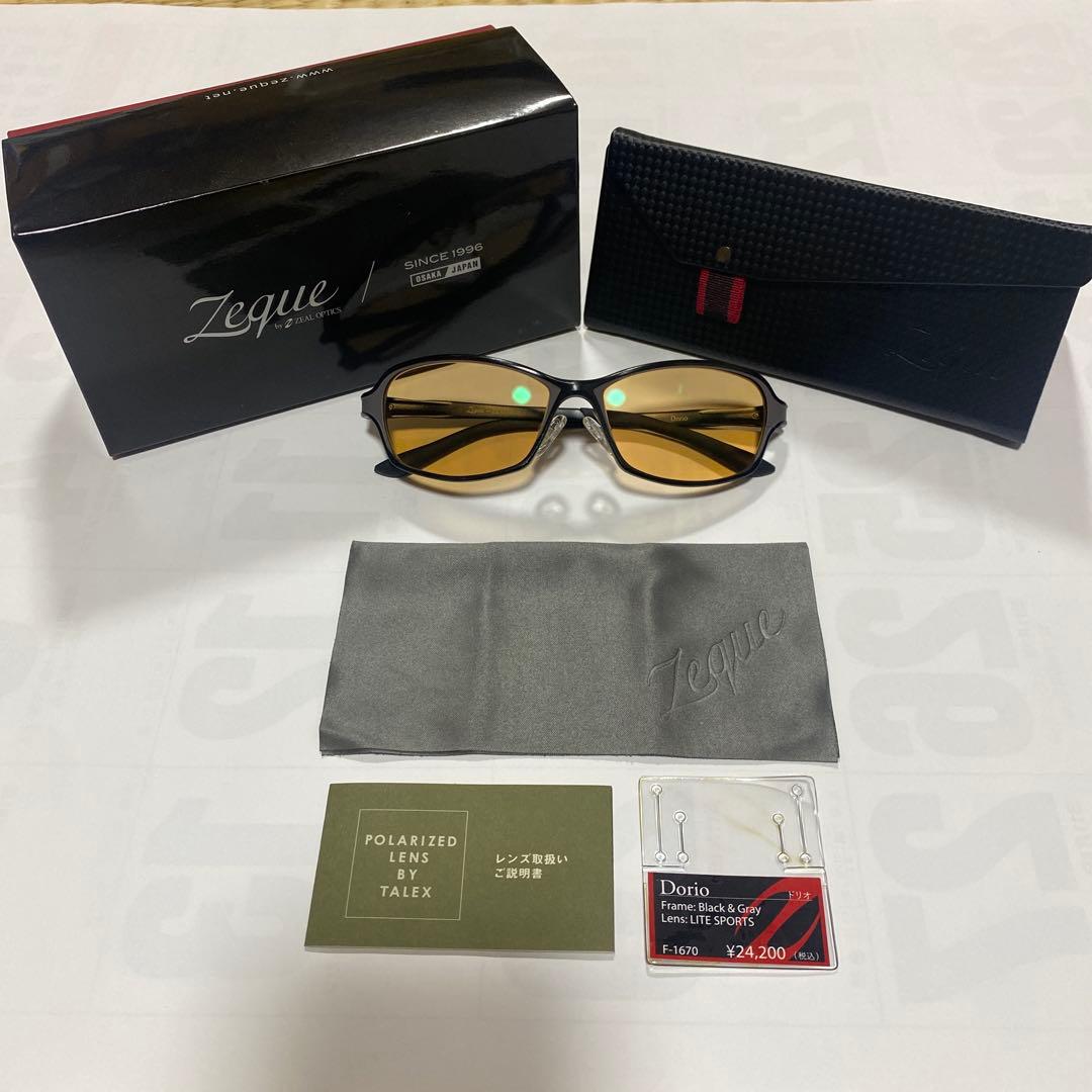ZEAL Zeque dorio ジールゼグードリオ　偏光 サングラス　新品‼️