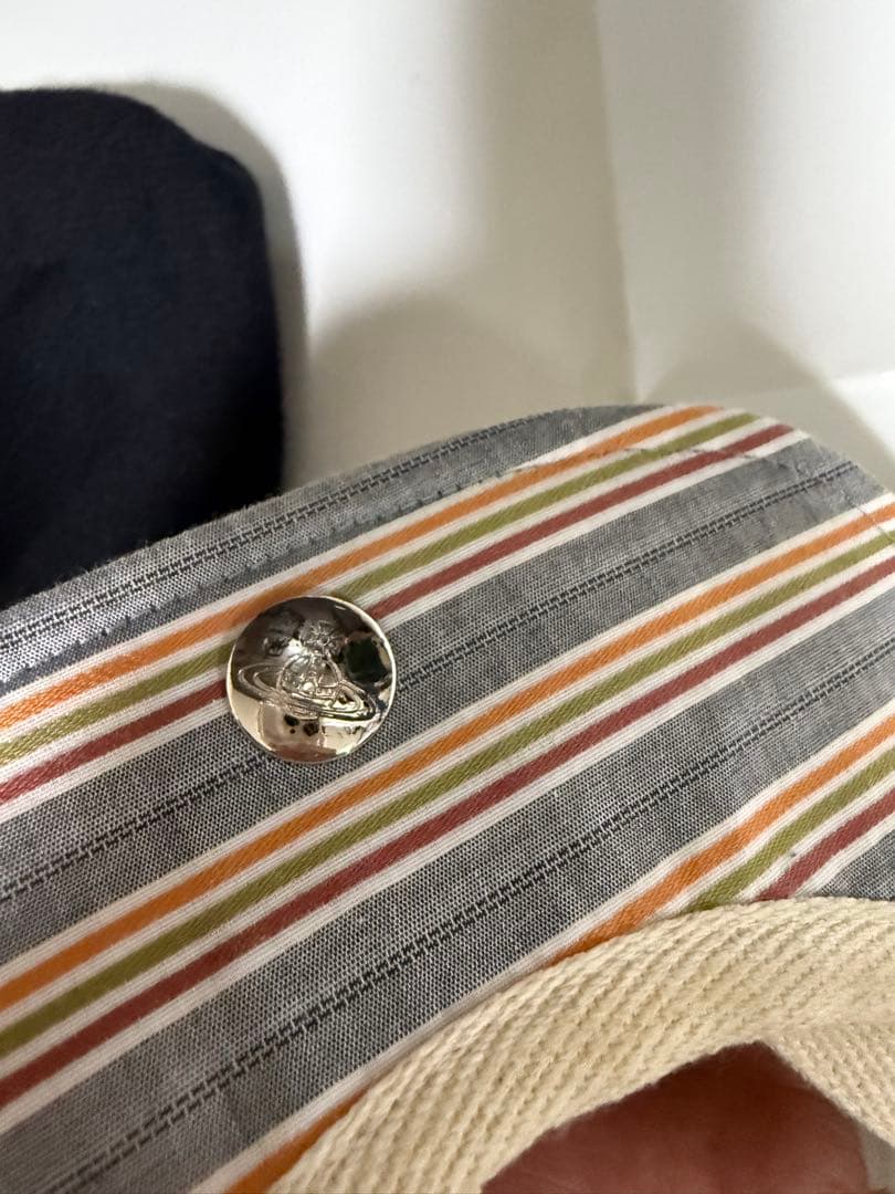 Vivienne Westwood 黒ベレー帽とストライプキャスケットセット