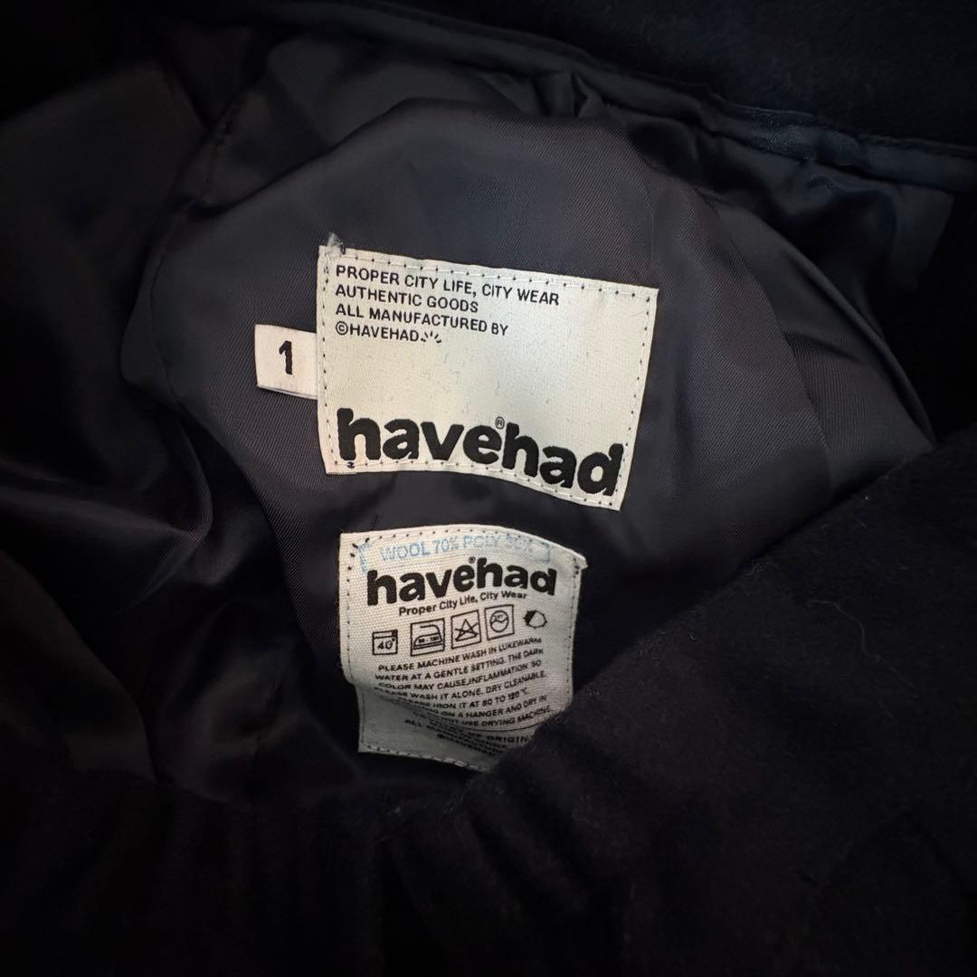 【新品】havehad / City Wool セットアップ ネイビー